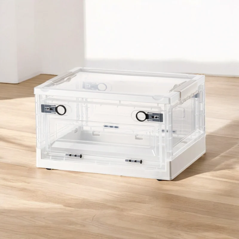 HOUZE - 'FLERO' Collapsible 30L|42L|55L|90L|120L Storage Box with Wheels